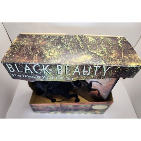Applause WARNER BROS. BLACK BEAUTY PLAY HORSE & VHS Video GIFT SET NEW IN BOX - Picture 6 of 10